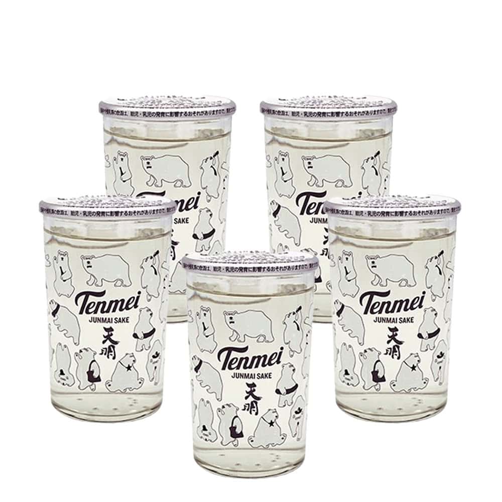 Tenmei Junmai Bear Cup - 5 Pack