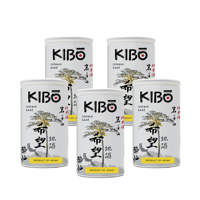 Kibo Junmai "hope" 5 cans set