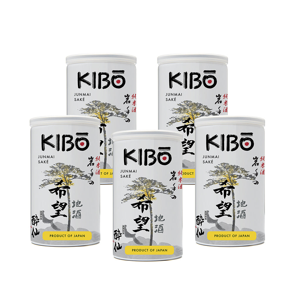 Kibo Junmai "hope" 5 cans set